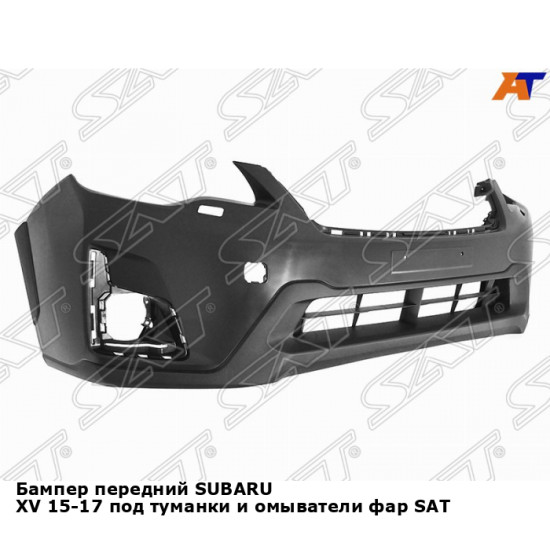 Бампер передний SUBARU XV 15-17 под туманки и омыватели фар SAT