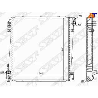 Радиатор FORD EXPLORER 4.0/4.6 02-06 SAT