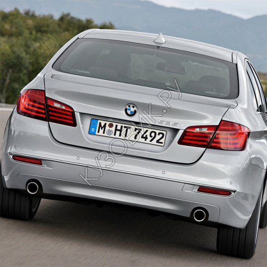 Задний бампер в цвет кузова BMW 5 series F10 (2013-) рестайлинг Задний бампер в цвет кузова BMW 5 series F10 (2013-) рестайлинг