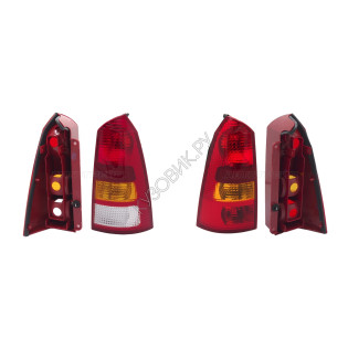 Фонари задние Форд Фокус Ford Focus 1 (2001-) комплект 2 штуки левый и правый TYC высокое качество