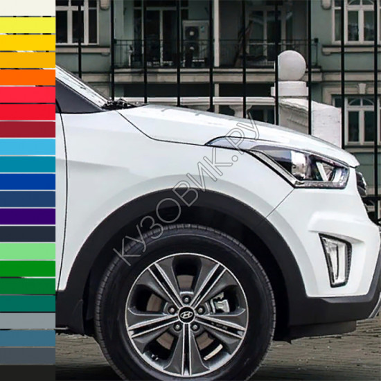 Крыло переднее правое в цвет кузова Hyundai Creta (2016-) с отв Крыло переднее правое в цвет кузова Hyundai Creta (2016-) с отв