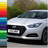 Бампер передний в цвет кузова Hyundai i40 (2015-2020) рестайлинг