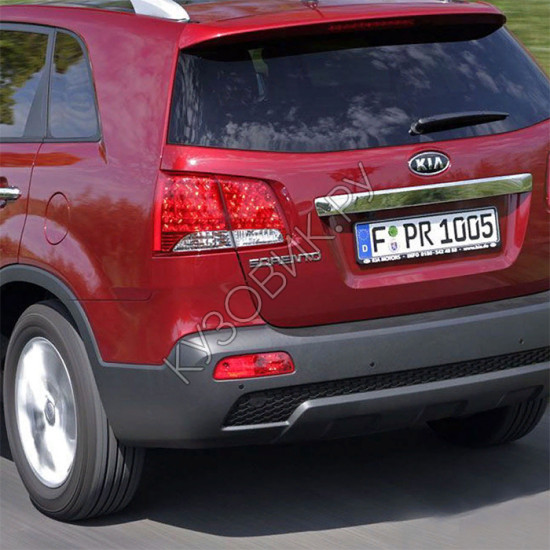 Боковина заднего бампера левая в цвет кузова Kia Sorento 2 (2009-2012) Боковина заднего бампера левая в цвет кузова Kia Sorento 2 (2009-2012)