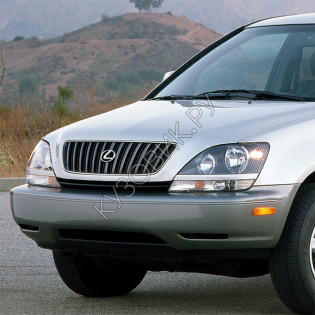 Передний бампер в цвет кузова Lexus RX300 XU10 (1999-2002)