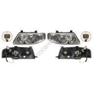 Фары Ниссан Альмера Nissan Almera Classic B10 (2006-2012) комплект 2 штуки левая и правая SAT высокое качество