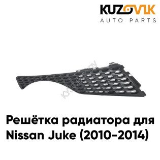 Решётка радиатора правая Nissan Juke (2010-2014) KUZOVIK