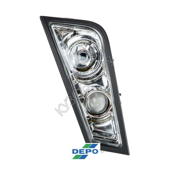 Противотуманная фара левая Volvo FH (2008-) DEPO